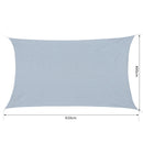 Tenda Vela da Giardino 400x610 cm Grigia -3