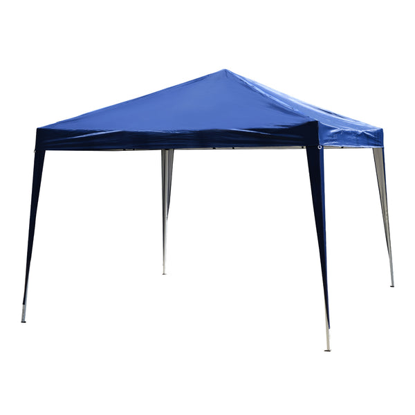 Gazebo da Giardino 3x3m in Acciaio Pieghevole Tessuto Oxford Blu acquista