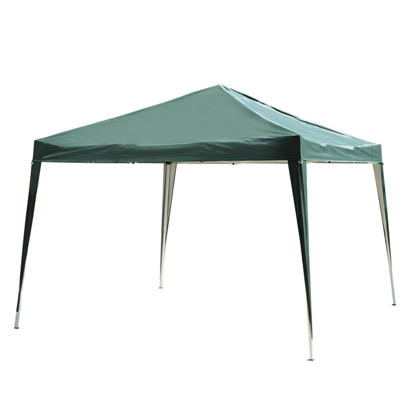 Gazebo da Giardino 3x3m in Acciaio Pieghevole Tessuto Oxford Verde online