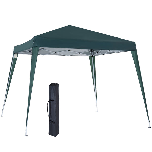 Gazebo da Giardino Pieghevole 297x297x250 cm in Acciaio e Tessuto Oxford Verde prezzo