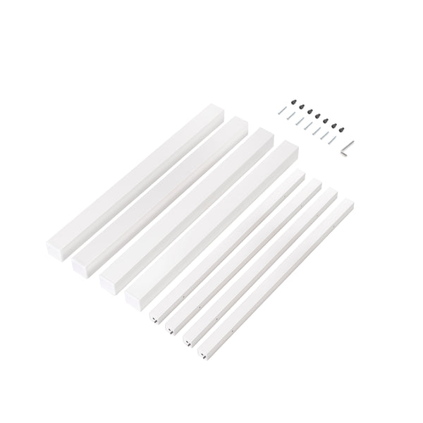 Set Struttura e Gambe Tavolo 750x750 mm in Acciaio Emuca Bianco online