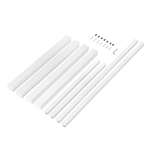 Set Struttura e Gambe Tavolo 150x750 mm in Acciaio Emuca Bianco sconto