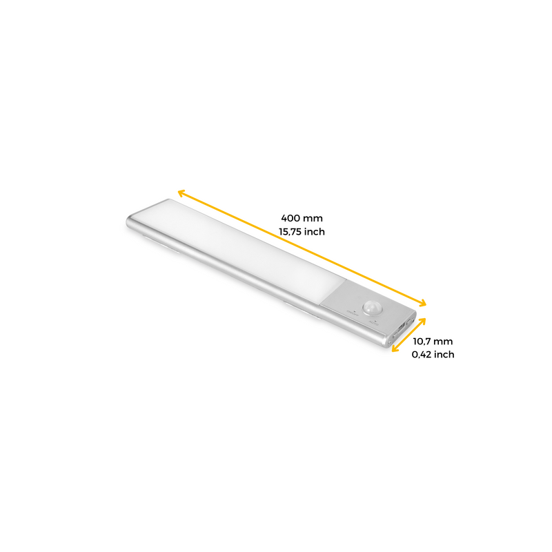 Lampada Led Ricaricabile Sensore di Movimento 400 mm Emuca Kaus -4