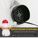 Pupazzo di Neve Gonfiabile 97x50x120 cm con Luci LED-4