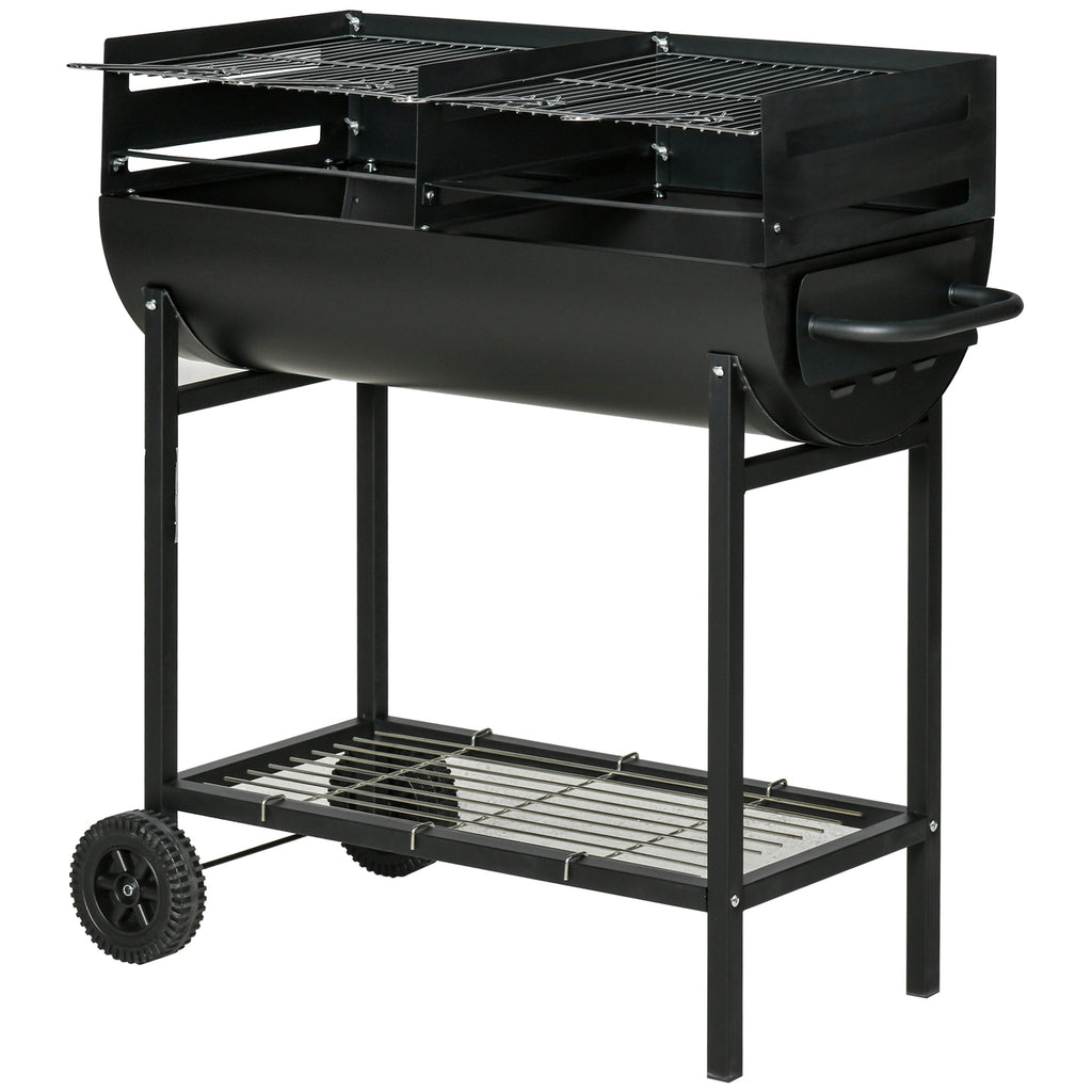 Barbecue a Carbone Carbonella in Acciaio 90x45x96 cm Rush Nero – acquista  su Giordano Shop