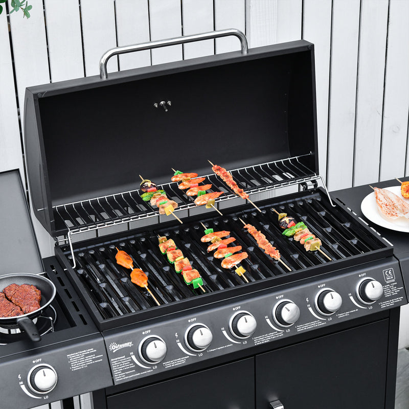 Barbecue a Gas GPL Pietra Lavica 2 Fuochi 8,1kW con Fornello Laterale  Sochef Piùgusto – acquista su Giordano Shop