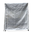 Telo Copertura per Mobili da Giardino Impermeabile Anti UV in PE Trasparente 135x113 cm -3