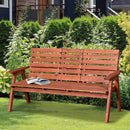 Panchina da Giardino 3 Posti Convertibile 160x70x85 cm  MechSeat Abete-2