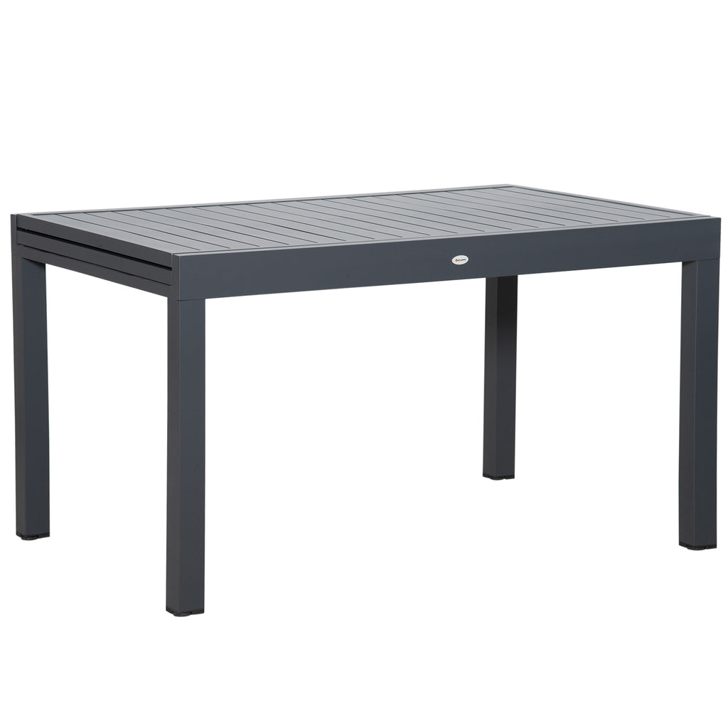 Tavolo Allungabile da Giardino 135-270x90x75 cm in Alluminio Grigio –  acquista su Giordano Shop