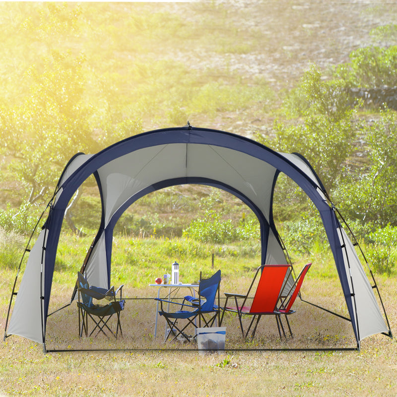 Tenda da Spiaggia Campeggio per 2-3 150x115x110 cm con Tasche Portaoggetti  Blu – acquista su Giordano Shop