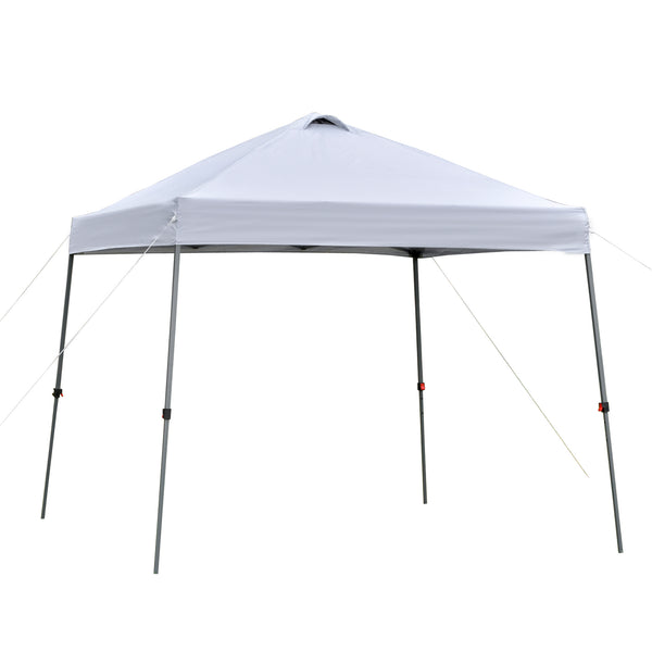 acquista Gazebo Pieghevole da Giardino 3x3m in Metallo e Tessuto Bianco