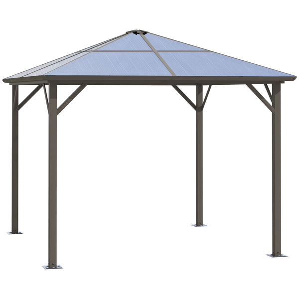 acquista Gazebo da Giardino 2,94x2,94m in Alluminio Caffè