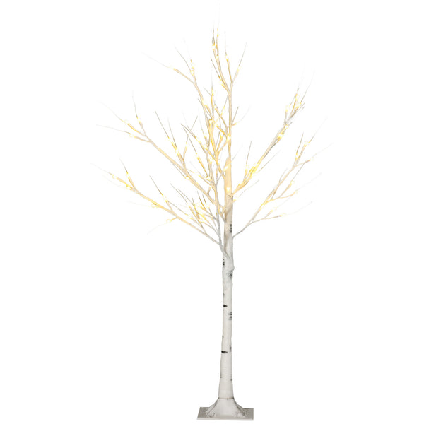 prezzo Albero di Natale 17x17x120 cm con 72 Luci LED Bianco