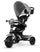 Triciclo a Spinta per Bambini con Maniglione Direzionabile Qplay Cosy Grigio