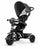 Triciclo a Spinta per Bambini con Maniglione Direzionabile Qplay Cosy Nero
