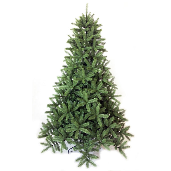 prezzo Albero di Natale Artificiale Cortina Verde Ignifugo 1800 Rami Altezza 240Cm