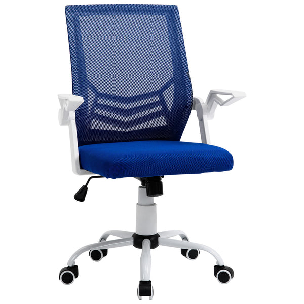 Sedia Operativa da Ufficio 62,5x55x94-104 cm in Tessuto Blu prezzo