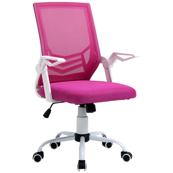 sconto Sedia Operativa da Ufficio 62,5x55x94-104 cm in Tessuto Rosa