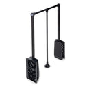 Appendiabiti per Armadio Hang H450 - 600 Verniciato Nero Acciaio e Tecnoplastica Emuca-7