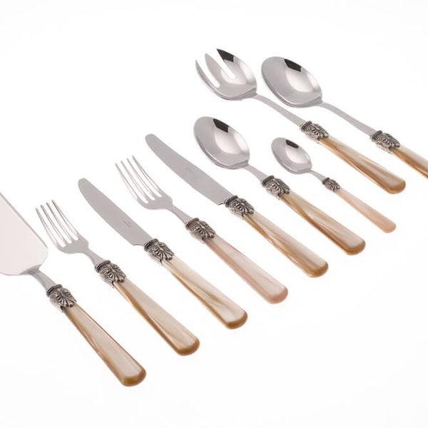 Servizio Set di Posate 75 Pezzi in Acciaio Inox Rivadossi Sandro Elena  Champagne – acquista su Giordano Shop