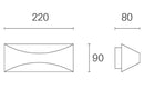 Applique da Esterno a LED 6W 3000K Sovil Bianco-2