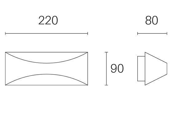 Applique da Esterno a LED 6W 3000K Sovil Bianco-2