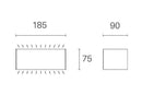 Applique da Esterno a LED 12W 3000K Sovil Marrone-2