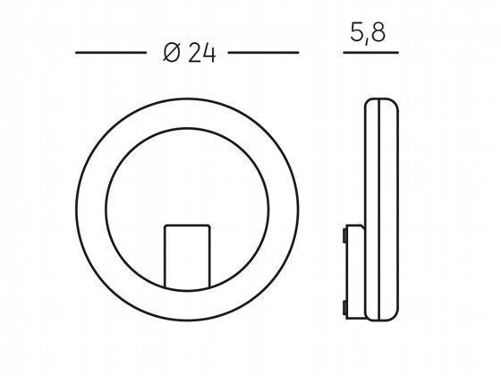 Applique da Esterno a LED 20W 3000K Sovil Bianco-2