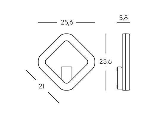 Applique da Esterno a LED 20W 3000K Sovil Grigio-2