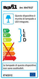 Applique da Esterno a LED 10W Sovil Tibet Marrone-4