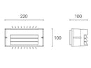 Applique da Esterno a LED 10W 4000K Sovil Alluminio-2