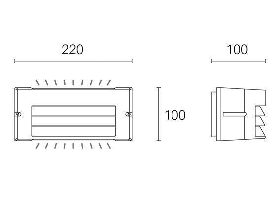 Applique da Esterno a LED 10W 4000K Sovil Alluminio-2