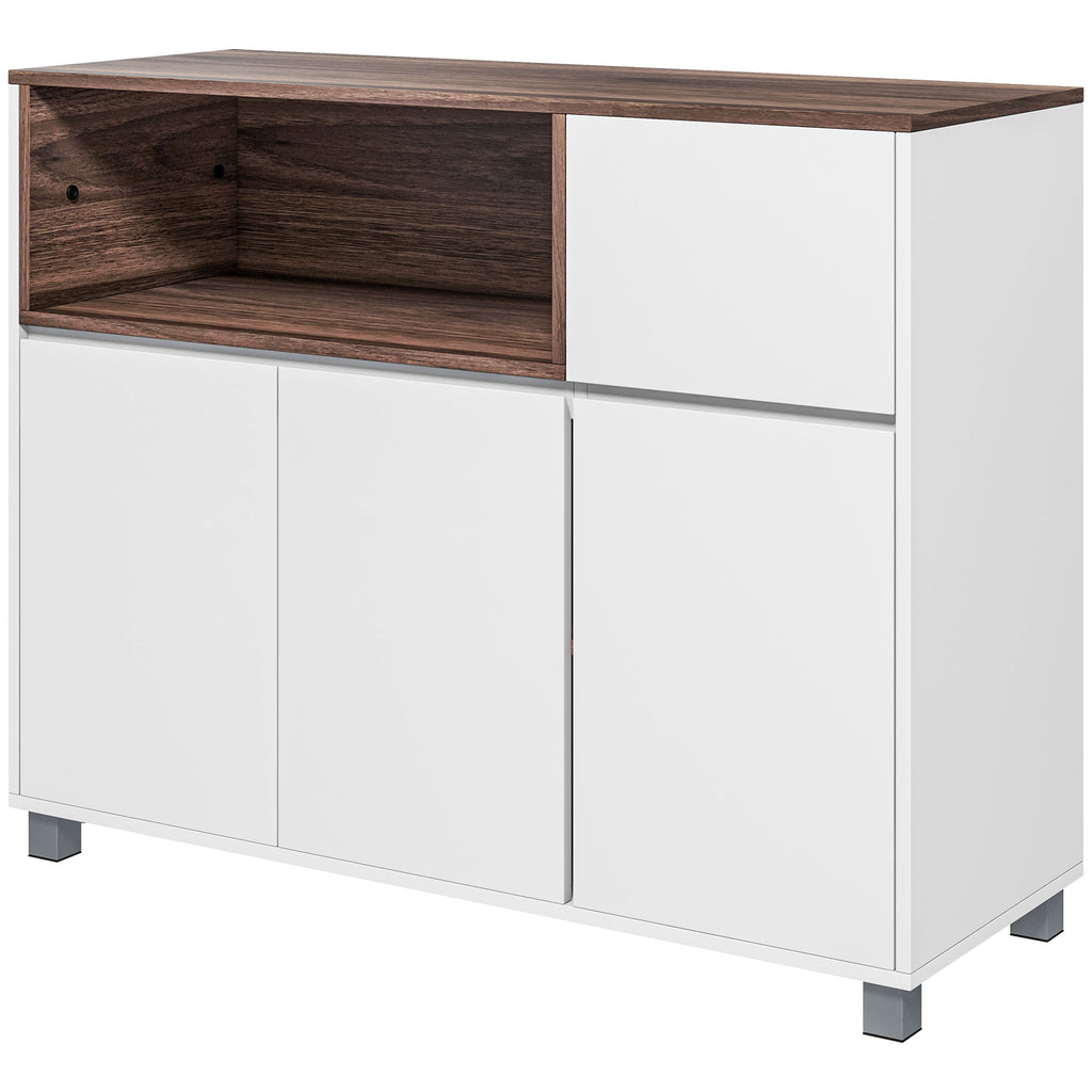 Credenza Moderna 140x39,5x110 cm Ante in Vetro Blu Scuro – acquista su  Giordano Shop