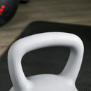 Kettlebell per Allenamento 6 Kg in PVC e Sabbia Metallica Grigio-7