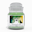 Candela Profumata 100 gr in Cera Vegetale Vasetto in Vetro Freedom Flames -1