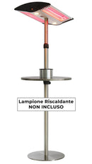 Ripiano per Bibite con Posacenere per Lampione Riscaldante Elettrico Kraus Gea-3