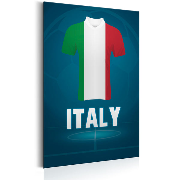 prezzo Targa In Metallo - Football - Italy 31x46cm Erroi