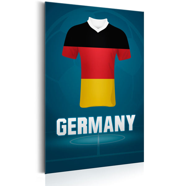 online Targa In Metallo - Football - Germany 31x46cm Erroi