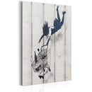 Targa In Metallo - Shop Til You Drop By Banksy 31x46cm Erroi-1