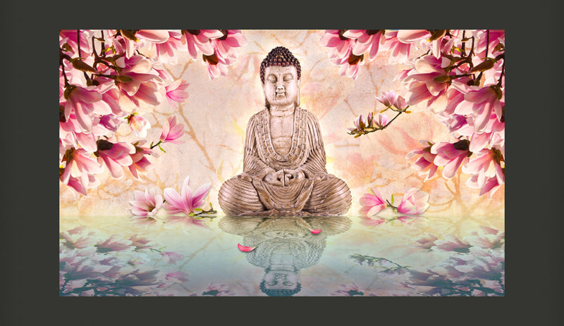 Fotomurale - Buddha e Magnolia 450X270 cm Carta da Parato Erroi-2