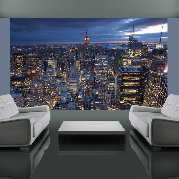 Carta Da Parati Fotomurale - New York - Notte 450x270cm Erroi online