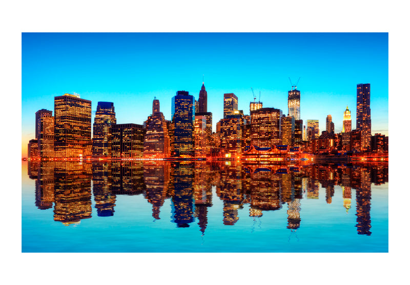 Carta da Parati Fotomurale - Skyline Of New York From The Water 450x270 cm Erroi-2