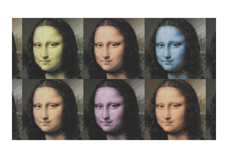 Carta da Parati Fotomurale - Mistero Del Sorriso Della Gioconda 450x270 cm Erroi-2