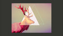 Fotomurale - Deer Graphic Pattern 200X154 cm Carta da Parato Erroi-2