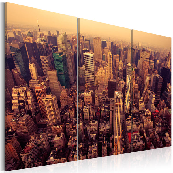 sconto Quadro - Tramonto Sopra New York Erroi