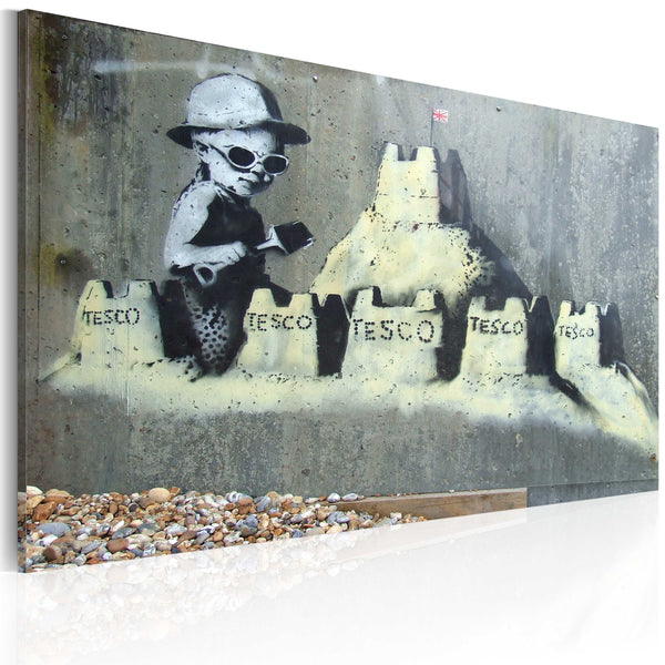 sconto Quadro - Tesco, Castello Di Sabbia Banksy Erroi