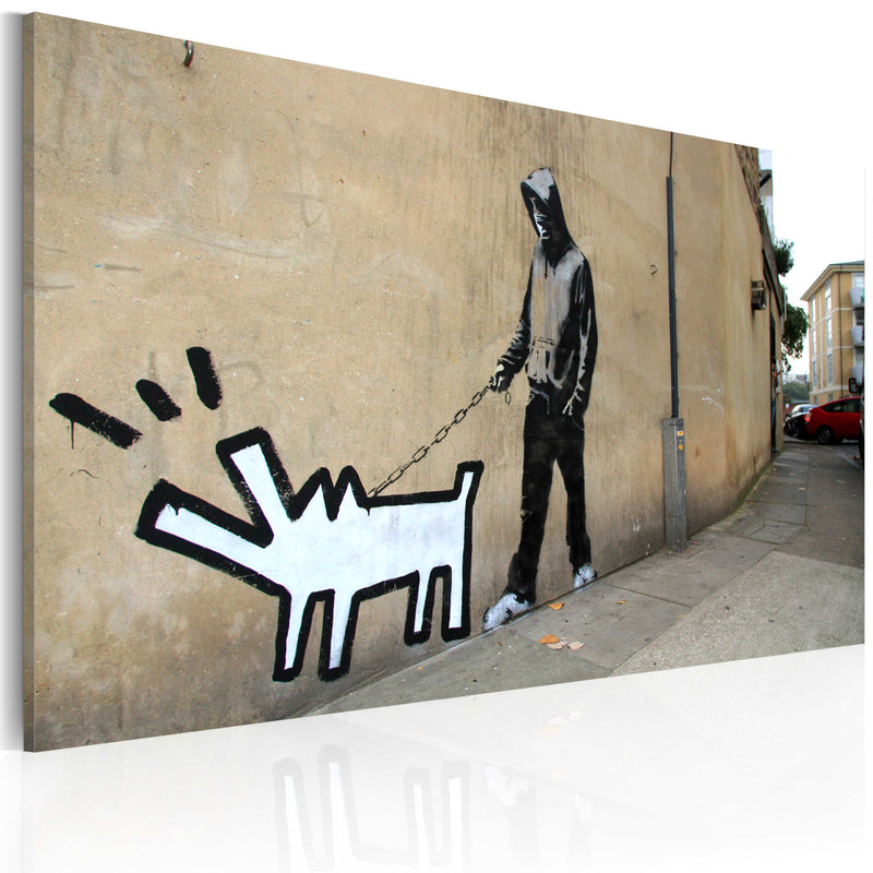 Quadro - Cane Che Abbaia Banksy Erroi – acquista su Giordano Shop