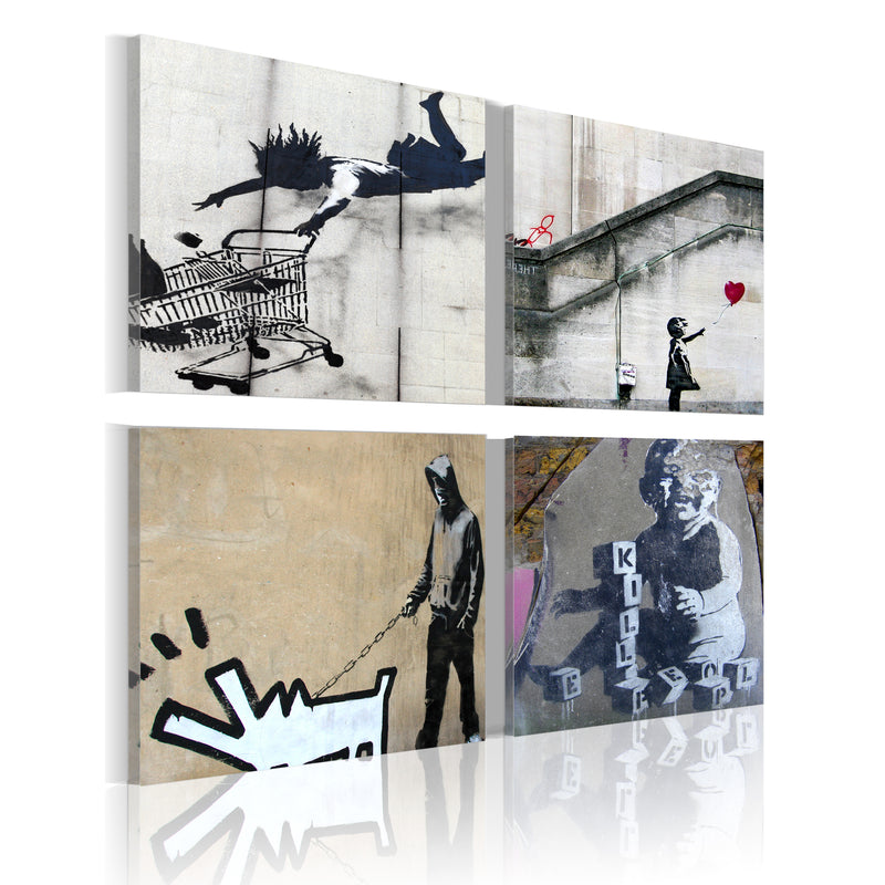 Mini quadri Banksy