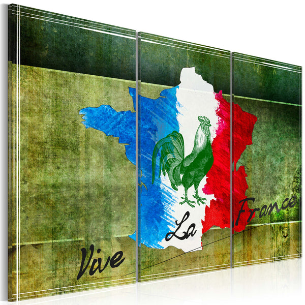 Quadro - Vive La France - Trittico Erroi online