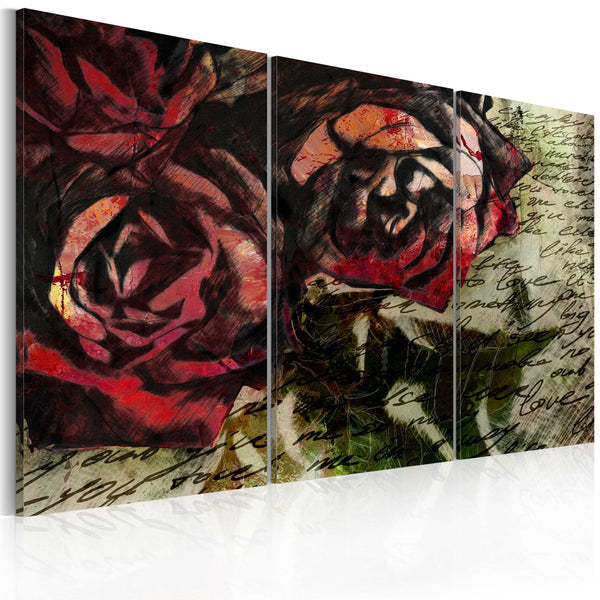 online Quadro - Love Letter - Triptych Erroi